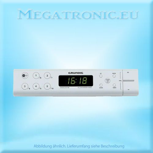 Grundig Sonoclock 690 Kuechenunterbau UKW Uhrenradio PLL Frequenz