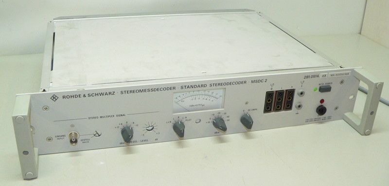 &Schwarz MSDC 2 Stereomesdecoder Standard Stereodecoder 19 2HE (698