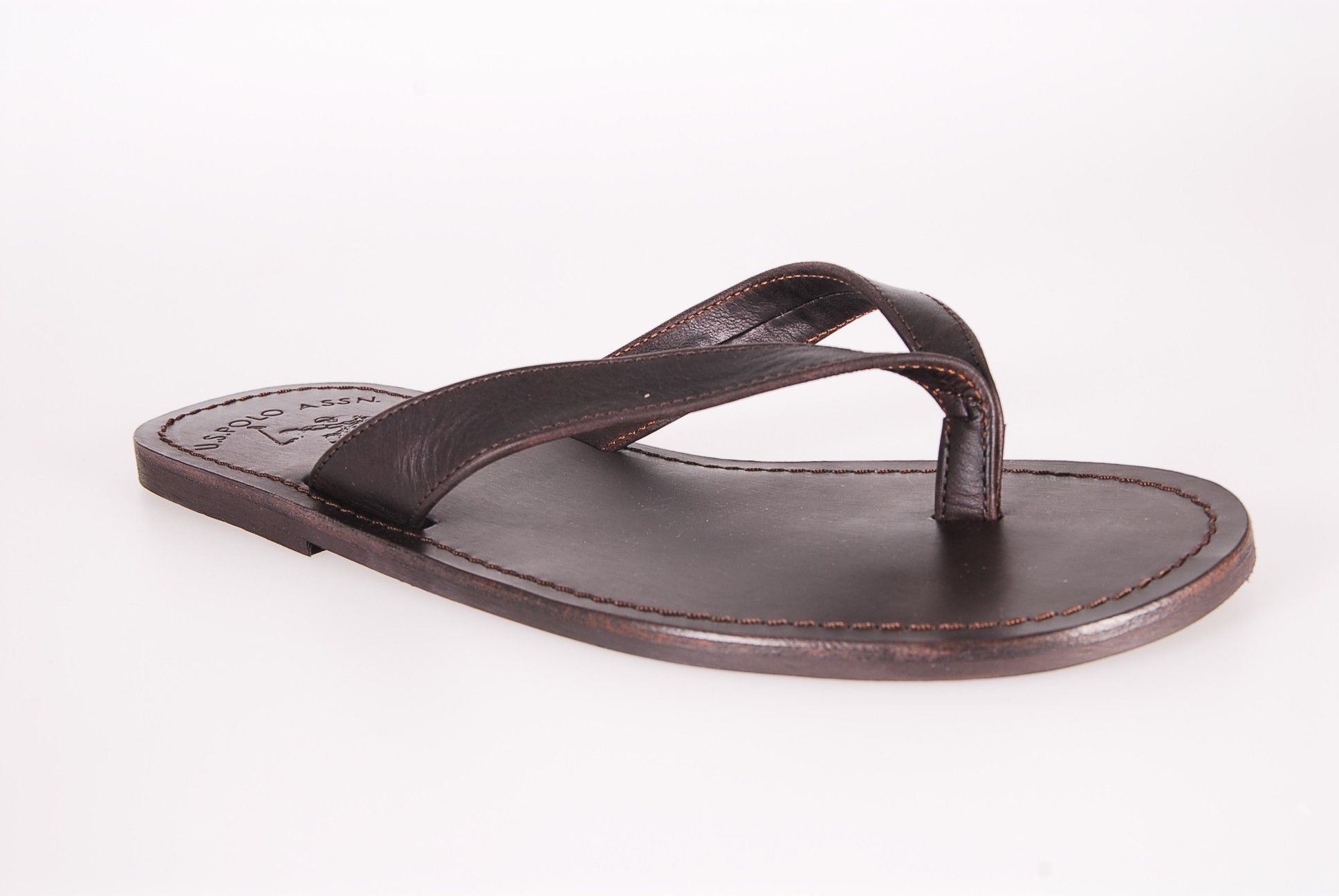 Polo Assn. Schuhe Flip Flop Sandalen braun Mick 4180S1