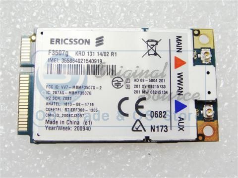 Ericsson Dell DW5530 5530 F3507G KM266 XX982 N367M C687R 3G HSDPA WWAN