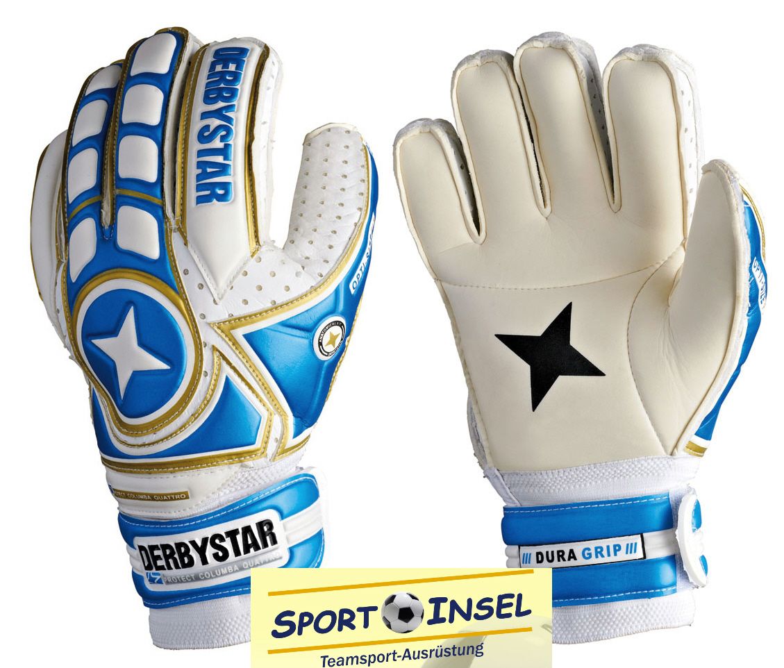 Derbystar Protect Columba Quattro Fingersave Torwarthandschuhe Kinder