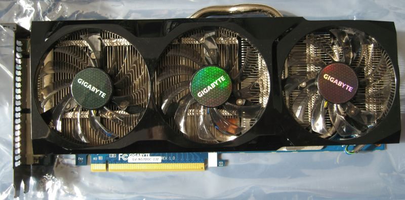 Gigabyte GTX 570 OC Windforce x3 GV N570OC 13I komplett