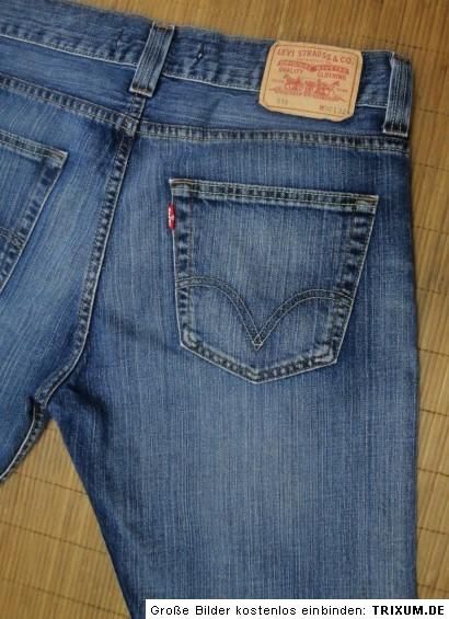 Levis 512 Vintage Jeans, Bootcut W36/L26 gek.