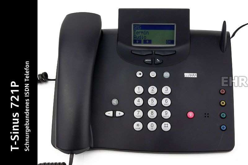 Sinus 721P 721 P Schnurgebunden ISDN Telefon CLIP SMS