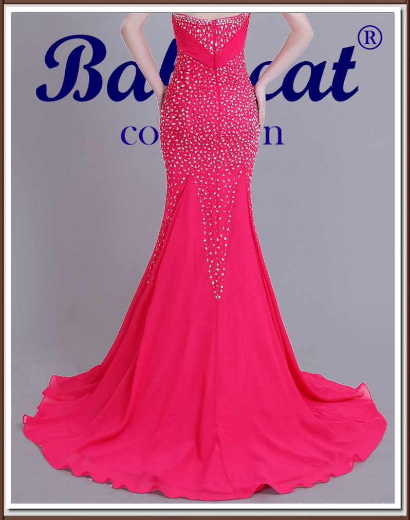 A702P Abendkleid Ballkleid Abend Robe Stickereien pink 34  48 oder