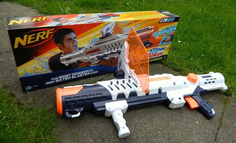 Nerf Hydro Cannon Super Soaker Wasserpistole Spritzpistole wie NEU