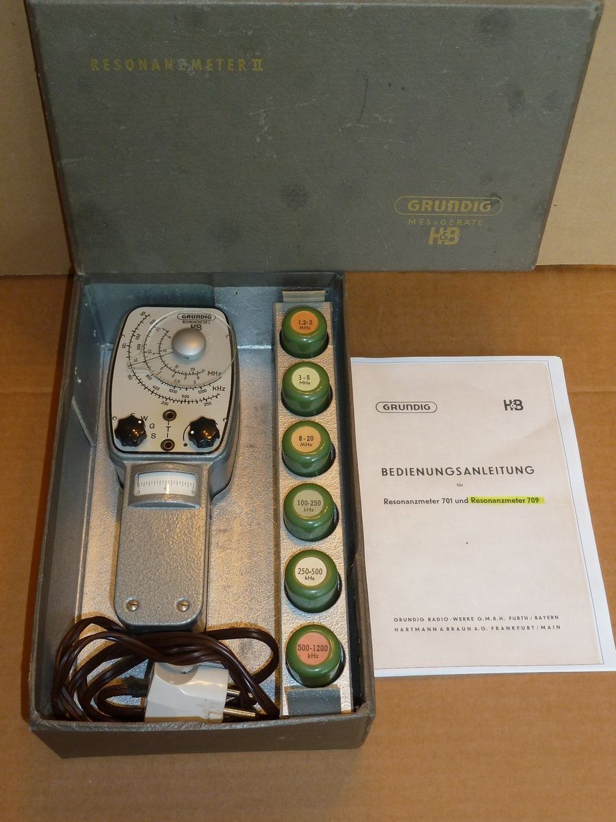 Grundig H&B Resonanzmeter 709 Griddiper Grid Dip Meter