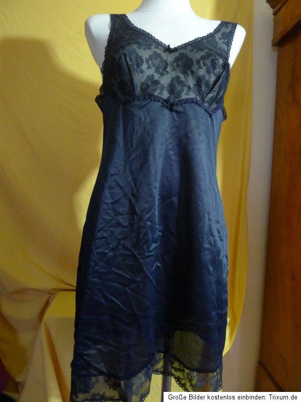 Unterkleid Unterrock Negligee Perlon Nylon Spitze Gr.44 Triumph