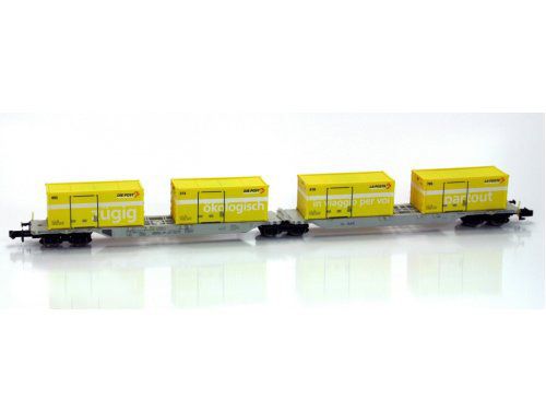 Containerwagen SGGNOS 715 AAE Post Schweiz Ep. V Hobbytrain H23713 1