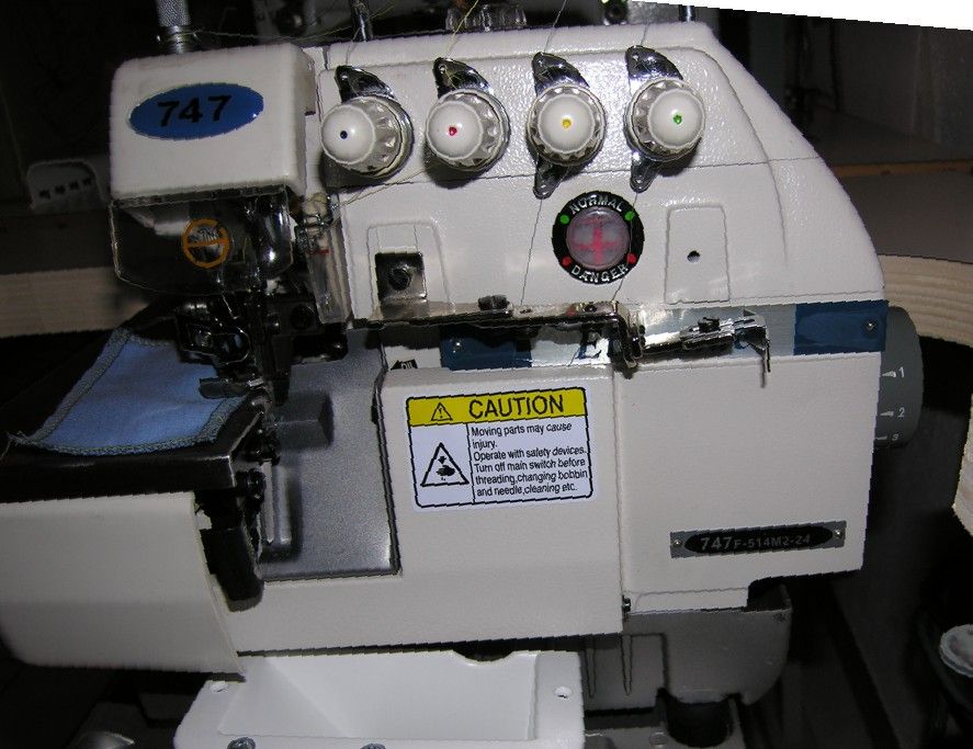 Euromac Industrie Overlock Nähmaschine Modell 747