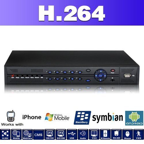 FULL D1 HD H.264 DVR 4 8 16 KANAL CH AUFZEICHNUNGSGERÄT