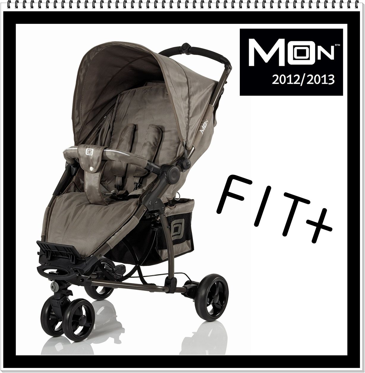 Babywelt Moon 2013 Buggy Fit+ Liegebuggy 733 Mud uni