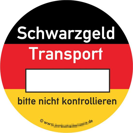 SCHWARZGELD TRANSPORT, Plakette Feinstaubplakette Umweltplakette