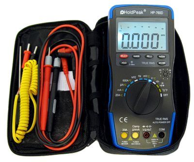 Profi Digital Multimeter mit Bargraph Kapazität TrueRMS