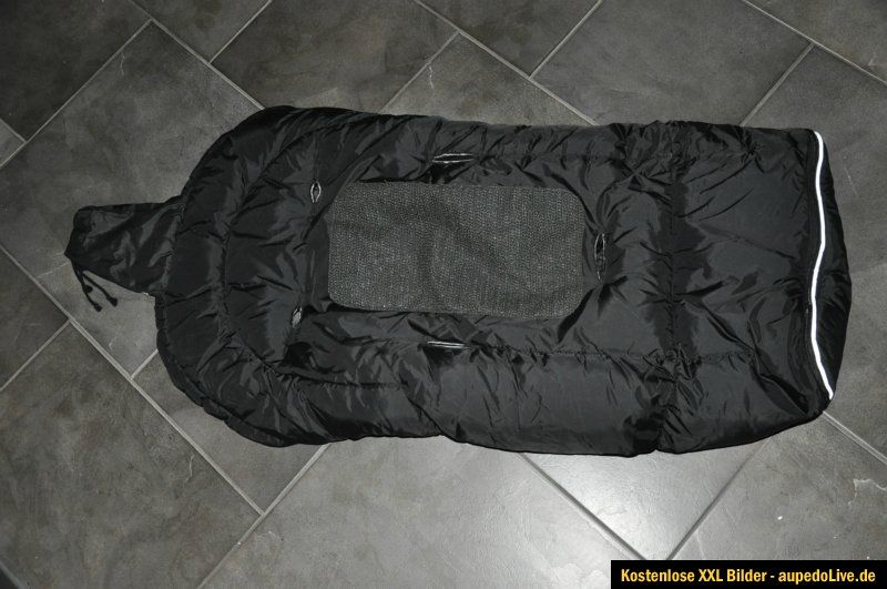 ODENWÄLDER BabyNest BILLI XL Fußsack in schwarz