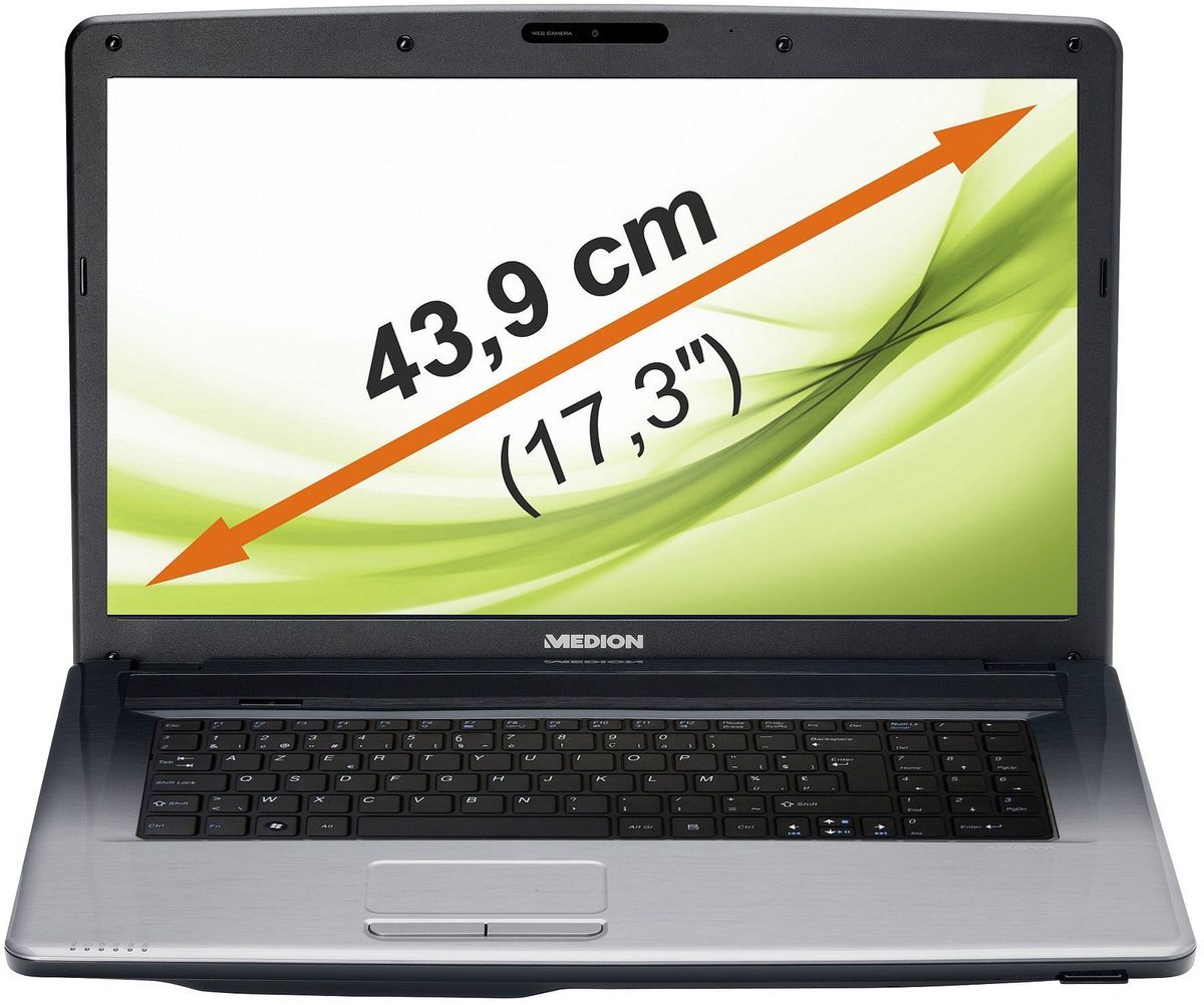 MEDION MD 99060 E7222 Notebook HD LED 17,3/43,9cm i3 2,3GHz 4GB 750GB