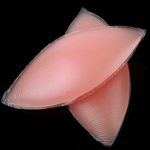 New Silicone Nu Bra Push Up Inserts Pad Breast Enhancer Cat Eyes Shape