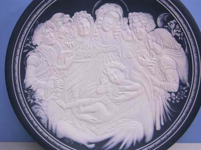 VILLEROY & BOCH WEIHNACHTSTELLER 1979 MARIA / BOTTICELLI LIMITIERTE