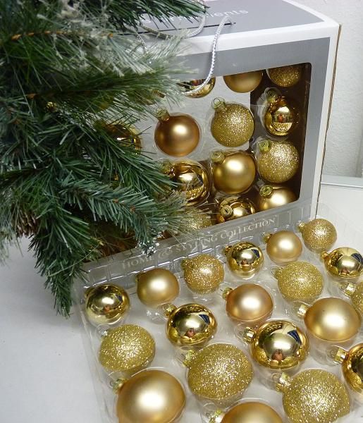 42 Weihnachtskugeln Christbaumkugeln Weihnachtsbaum Schmuck Kugeln Set