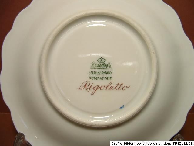 ROSENTHAL Tasse + Untertasse SELB Pompadour RIGOLETTO *