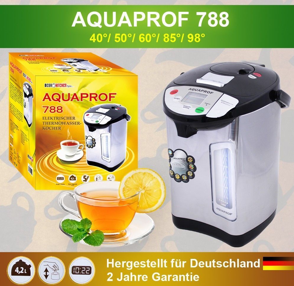 AQUAPROF 788 WASSERKOCHER THERMOPOT 4,2 L .NEU.