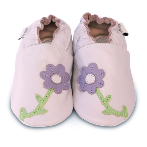 BABYSCHUHE KRABBELSCHUHE SUPERWEICHE LEDER NEU Lilac