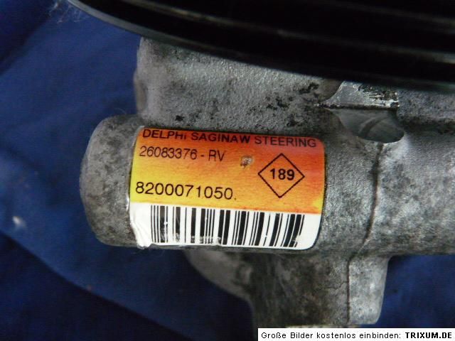 Volvo V40 1.9 CDTI   Servopumpe Lenkhilfepump   26083376   8200071050