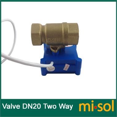 This listing includes 1 unit of motorized ball valve DN20, 12VDC, 2