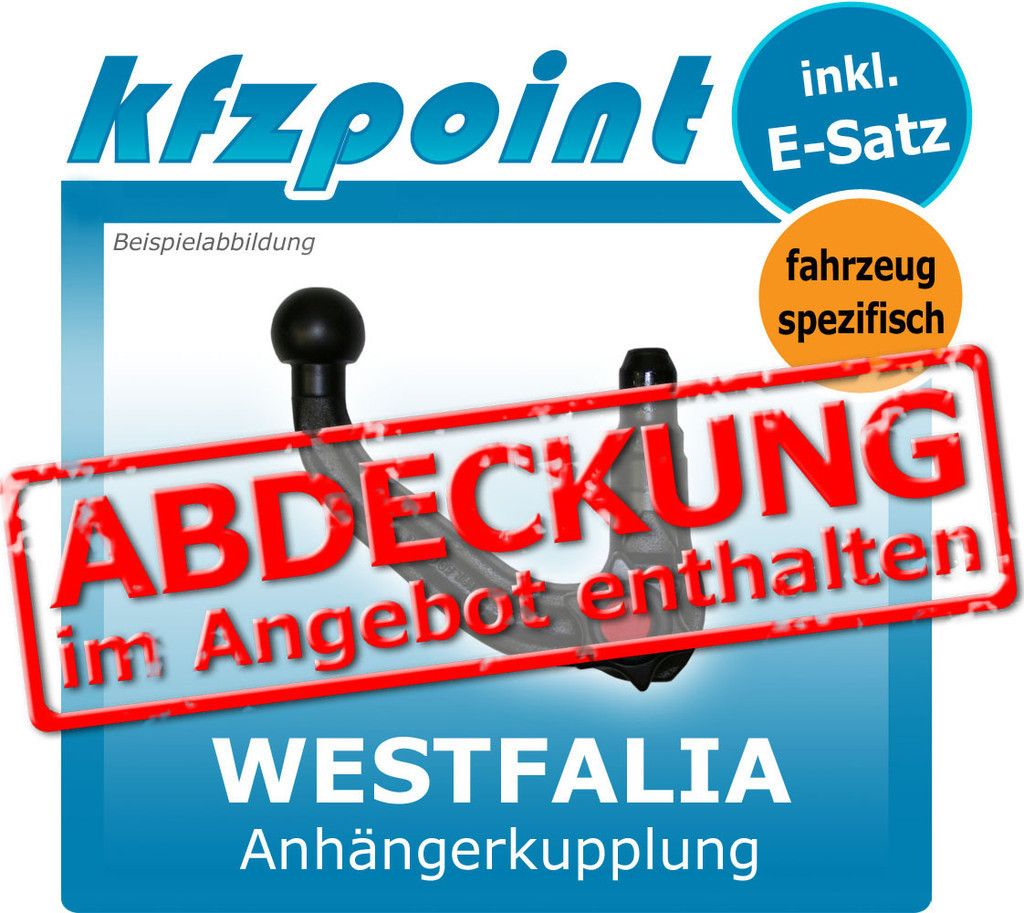 VW Touran Van 03 06 Anhängerkupplung AHK abnehmbar + 13pol E Satz