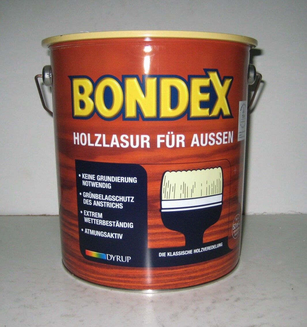 4L Bondex Holzschutz Lasur (1L 7,38 , €) Eiche hell 795