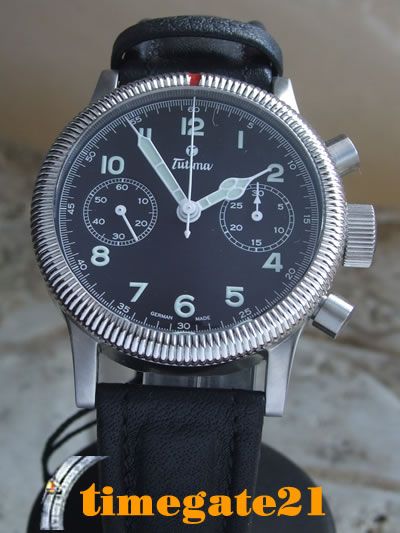 Tutima Flieger Chronograph 1941 Wehrmachtsuhr ++ NEU ++