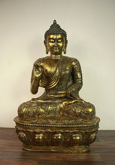 Amoghasiddhi Buddha Statue Bronze, Messing Figur Skulptur Tibet China