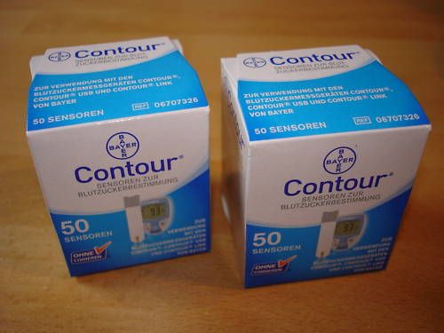 Bayer Contour Sensoren (Ascensia Microfill) 100 Stück 