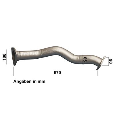 Auspuff für Mercedes 809D 811D 814D 809 811 814 DK DT LK Bus