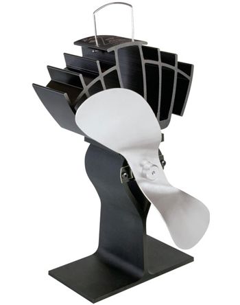 Ecofan 800 Stromloser Ventilator Gebläse für Holzöfen Nickel