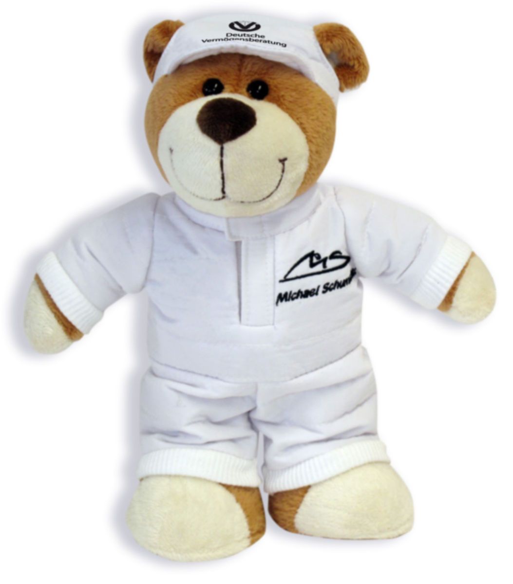 Schumacher Teddy Bär Overall silber 26 cm NEU MS 10 844