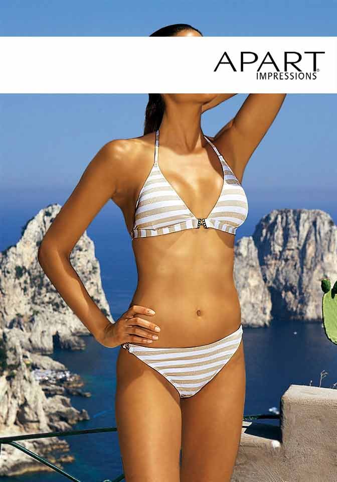 213.847 Bikini, gold weiß