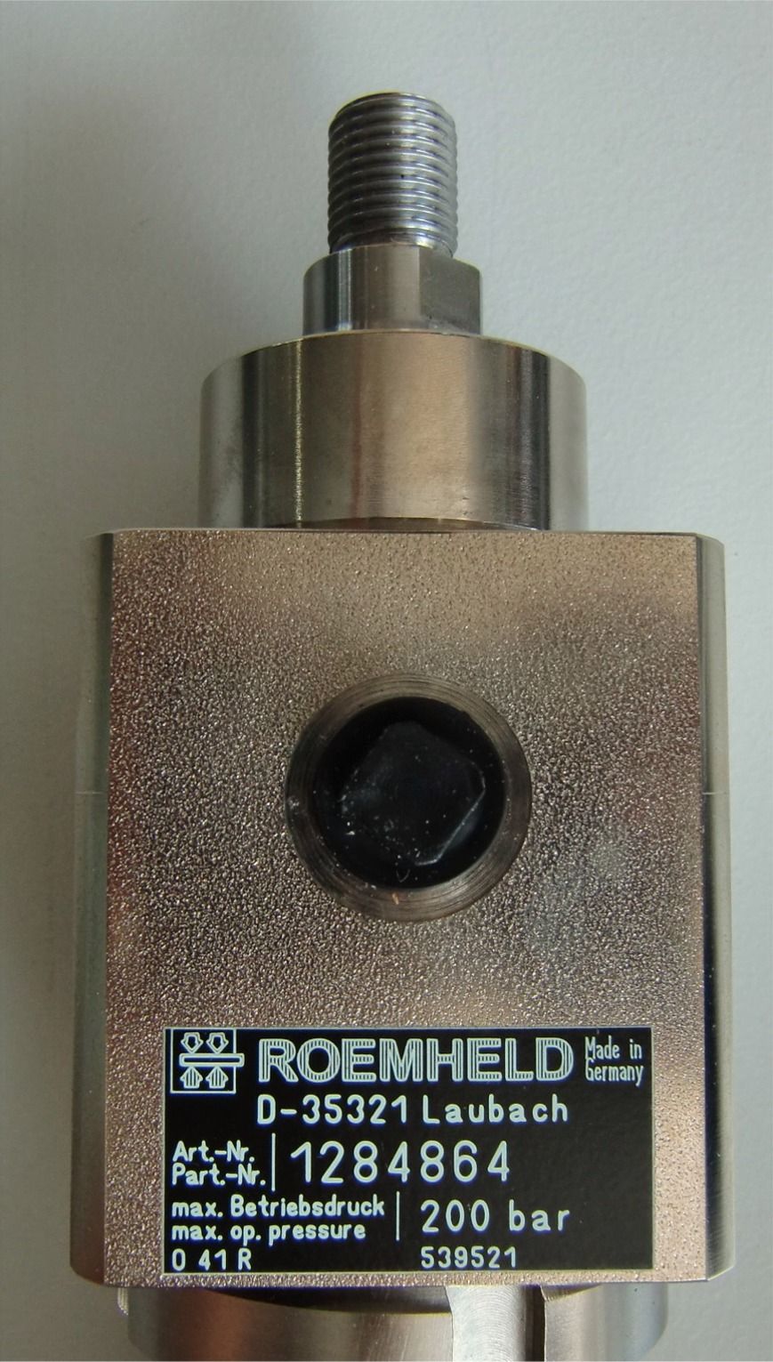 Roemheld Hydraulikzylinder Doppelwirkend 1284 855 NEU