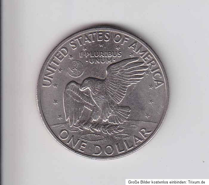 USA Amerika America 1 Dollar Eisenhower 1971 D (KN) SS VZ