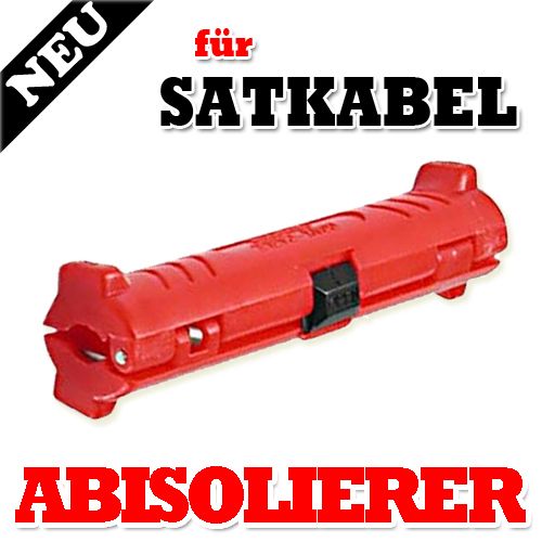 Abisolierer für Koaxkabel Sat   Einfaches Abisolieren