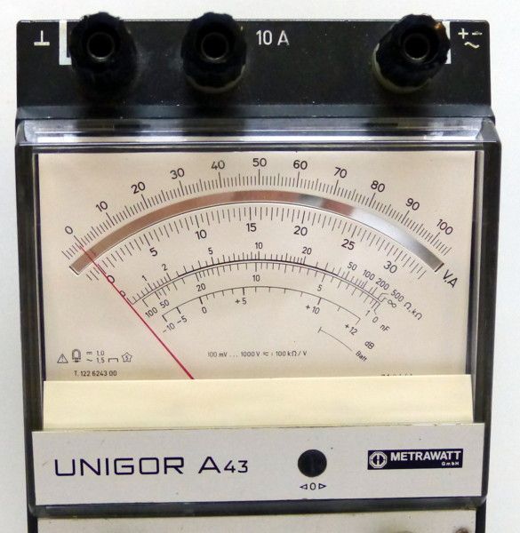 UNIGOR A43 analoges Multimeter BBC Goerz URI   Messgerät (897)