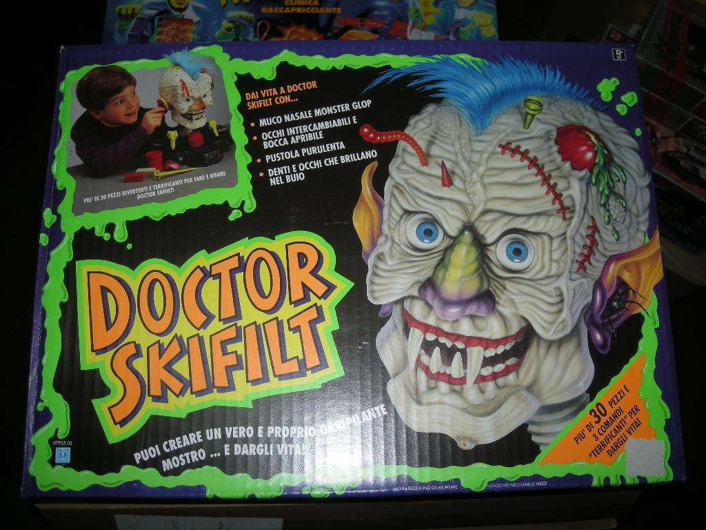 MONSTER FACE head maker Dottor Skifilt hasbro