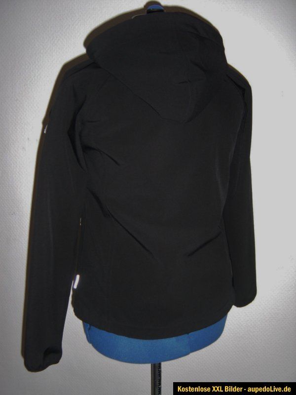 Softshell Jacke mit Kapuze schwarz Gr. 40 **sehr guter Zustand** Damen