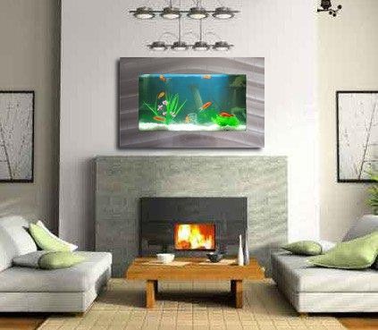 Wandaquarium Aquarium Set Aquarien Bild Bilder Fische