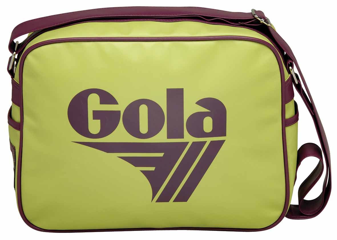 GOLA Tasche REDFORD NEON GREEN/BURGUNDY neu & chic