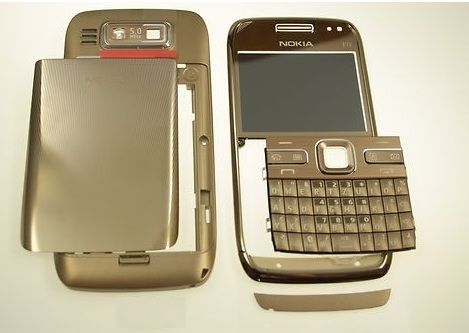 ORIGINAL NOKIA E72 COVER SET OBERSCHALE 5 TLG TOPAZ NEU