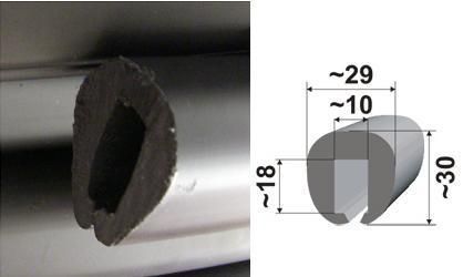 Kantenschutz Rammschutz Stoßkante Scheuerleiste Gummi Rand Schutz