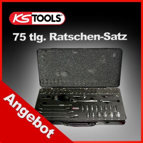 KS TOOLS Steckschlüssel Satz,GEARPLUS,918.0675, 75 tlg.