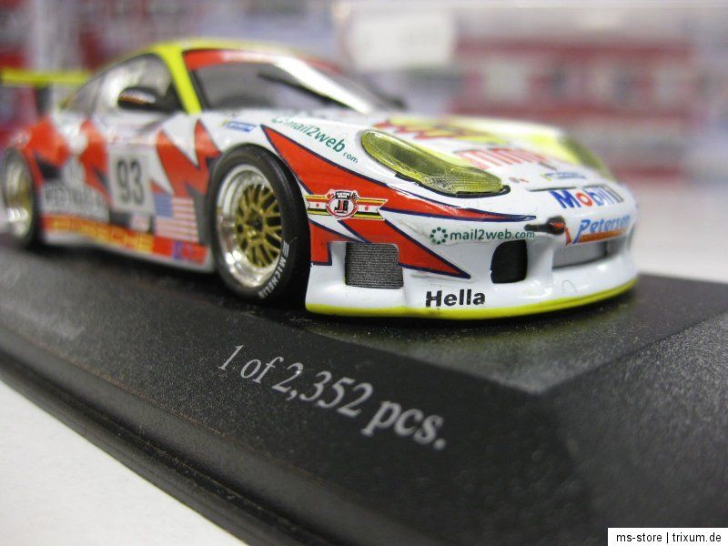 Porsche 911 GT3 RS #93   LE MANS 2003   Minichamps 143 Modellauto