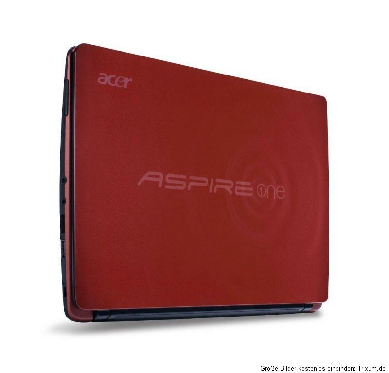 TOP NETBOOK in ROT  Acer Aspire One 722   2GBDDR3   320GB Festplatte